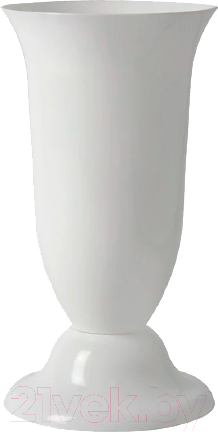 Ваза садовая Szemikowie Flakon №2 / SZ-056 (белый)