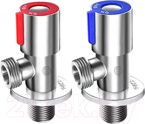 Комплект кранов для инженерного подключения Tim BL5854.02S