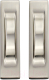 Ручка дверная VELA Quadro Lux M-1042 SN (матовый никель) - 
