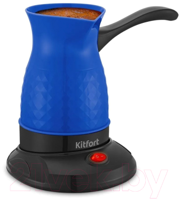 Изображение товара Турка электрическая Kitfort KT-7130-3 (черный/синий)