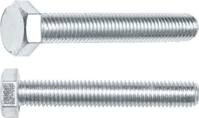Болт Starfix Шестигранный М12х30 DIN 933 прочность 8.8 / SM-76557-20 (20кг, оцинкованный) - 