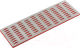 Брусок абразивный FIT Алмазный / 38331 (красный) - 