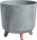 Вазон Prosperplast Gracia Tubus Beton Effect / DGTL300LE-422U (серый бетон) - 