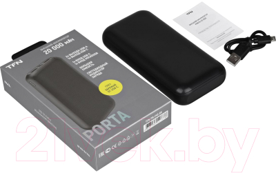 Портативное зарядное устройство TFN Porta 20 20000mAh / TFN-PB-248-BK (черный)