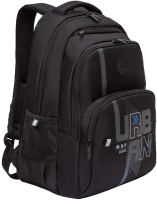 Школьный рюкзак Grizzly RU-430-2 (черный/синий) - 
