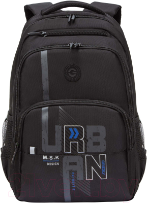 Школьный рюкзак Grizzly RU-430-2 (черный/синий)