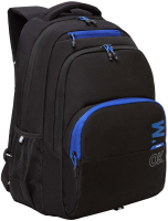 Школьный рюкзак Grizzly RU-430-7 (черный/синий) - 