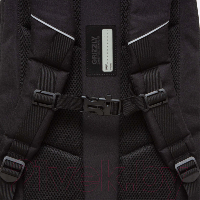 Школьный рюкзак Grizzly RU-432-1 (черный)