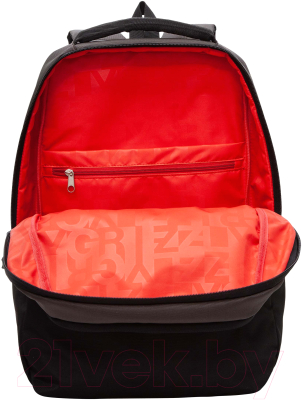 Рюкзак Grizzly RU-437-4 (черный/серый)