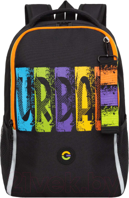 Школьный рюкзак Grizzly RB-451-3 (черный)