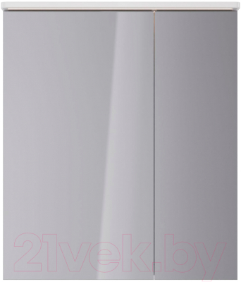 Шкаф с зеркалом для ванной LEMARK Zenon 70x80 / LM70ZS-Z (белый глянец)