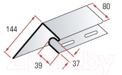 Изображение товара Околооконная планка Альта-профиль Аляска Сэнд А-17 (3м, кремовый)