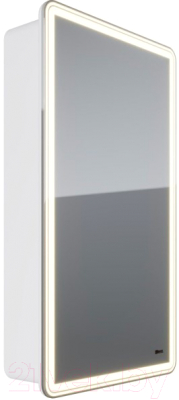 Шкаф с зеркалом для ванной LEMARK Element 45x80 / LM45ZS-E (белый)
