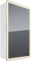 Шкаф с зеркалом для ванной LEMARK Element 50x80 / LM50ZS-E (белый) - 