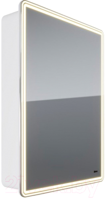 Шкаф с зеркалом для ванной LEMARK Element 60x80 / LM60ZS-E (белый)
