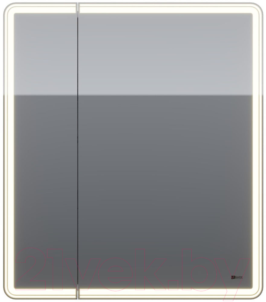 Шкаф с зеркалом для ванной LEMARK Element 70x80 / LM70ZS-E