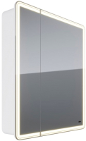 Шкаф с зеркалом для ванной LEMARK Element 70x80 / LM70ZS-E (белый) - 