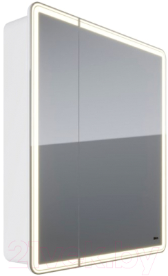 Шкаф с зеркалом для ванной LEMARK Element 70x80 / LM70ZS-E (белый)