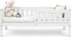 Кровать-тахта Dyatel Гретта 90x200 с настилом / HF-BS-052-WH (белый) - 