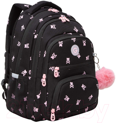 Школьный рюкзак Grizzly RG-462-1 (черный)