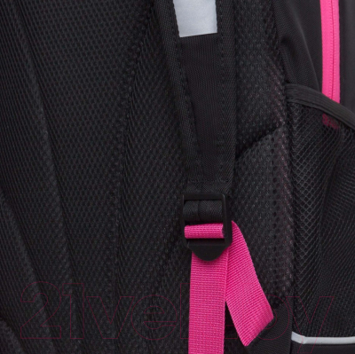 Школьный рюкзак Grizzly RG-463-1 (черный/розовый)