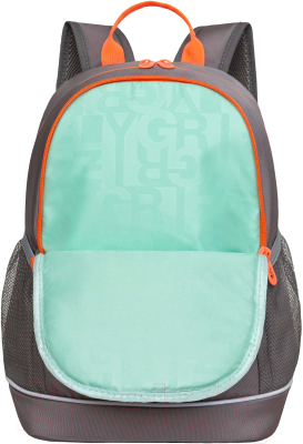 Школьный рюкзак Grizzly RG-463-1 (серый)