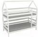 Двухъярусная кровать Dyatel Мальта 90x200 с настилом / HF-BS-047-WH (белый) - 