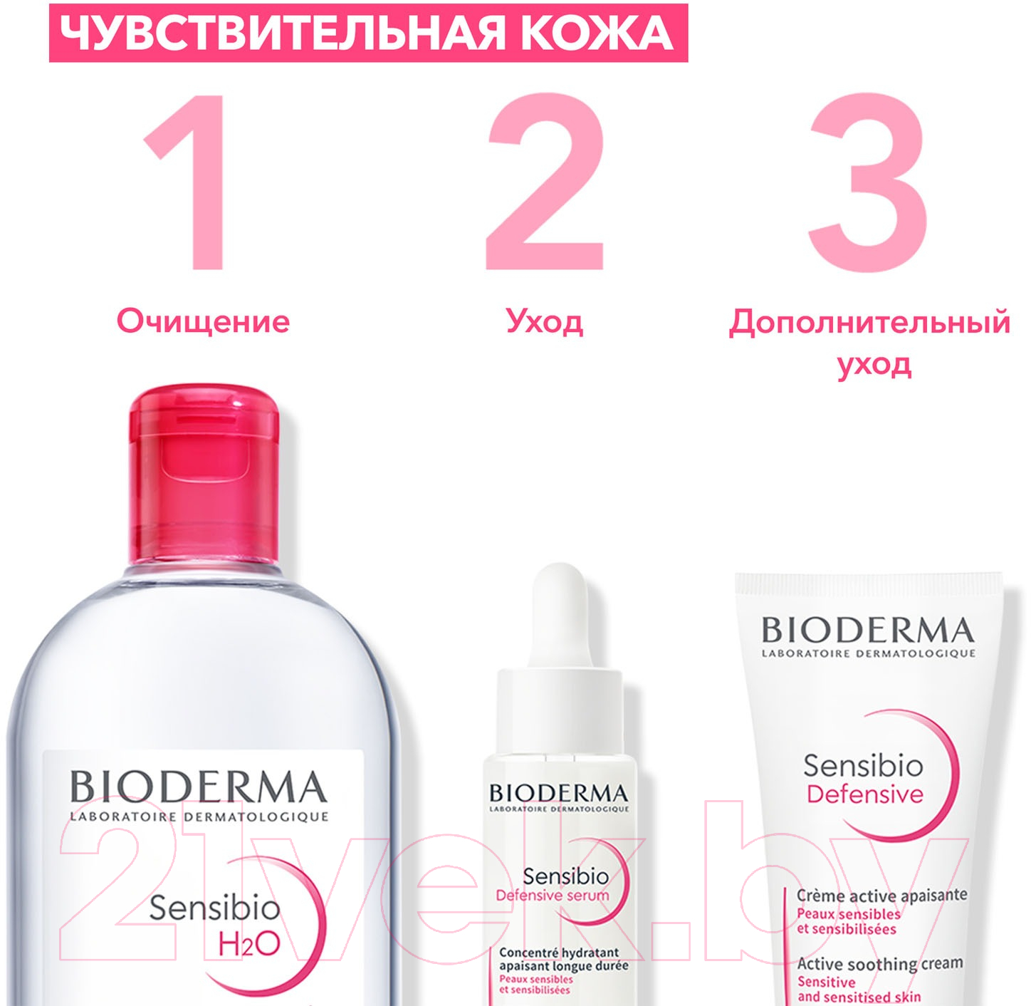 Сыворотка для лица Bioderma Sensibio Defensive Для чувствительной кожи