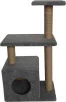 Комплекс для кошек Kogtik Либерти / СД m (серый/джут) - 