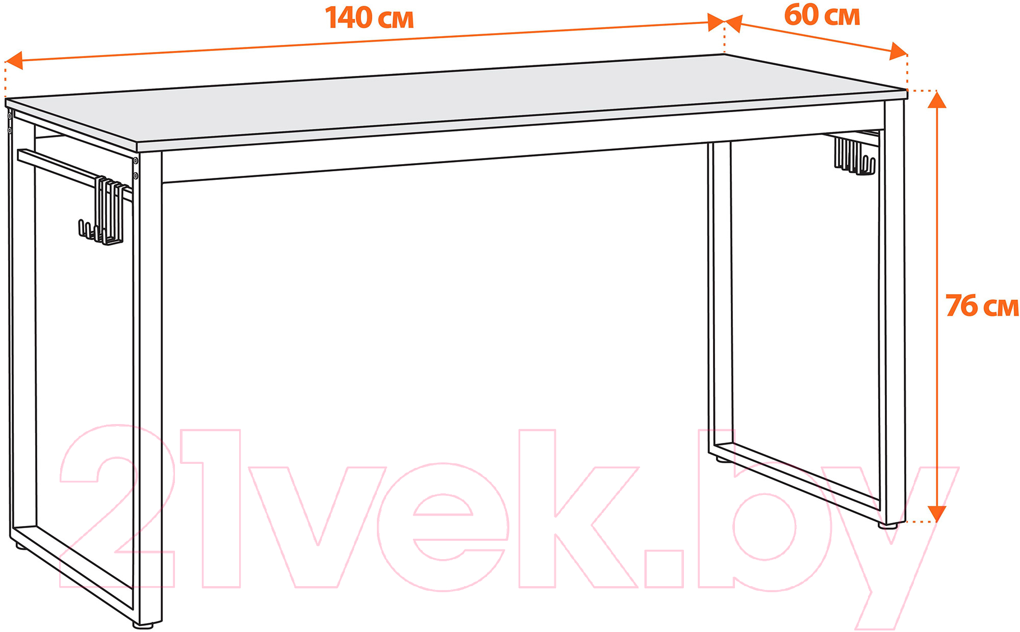 Письменный стол Tetchair WD-14