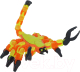 Игрушка антистресс Klixx Creaturez Скорпион / KX110Y (желтый) - 
