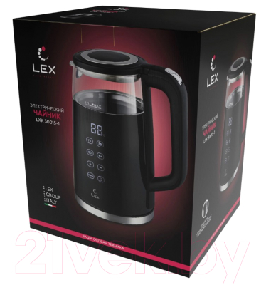Электрочайник Lex LXK 30015-1 (черный)