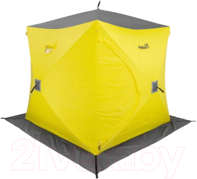 Палатка Helios Куб Premium / HS-WSCI-P-210YG (зимняя, утепленная)