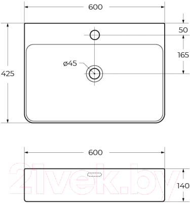 Тумба с умывальником BelBagno Kraft 100 / KRAFT100RT-KEPMCO-1338-SET