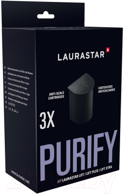 Набор картриджей для пароочистителя LauraStar Tripack Water Filter Cartridges Lift 71521 (3шт)