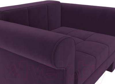 Кресло-кровать Лига Диванов Берли / 110339 (велюр фиолетовый)