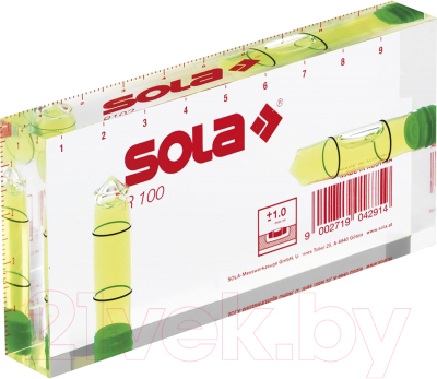 Уровень строительный Sola R100