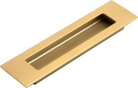Ручка дверная Cebi A1174 PC35 (160мм, матовое золото полимер) - 