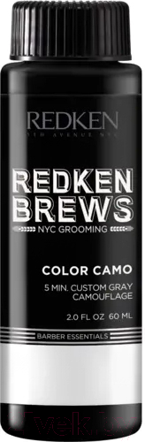 Крем-краска для волос Redken Brews Color Camo Камуфляж седины 7NA