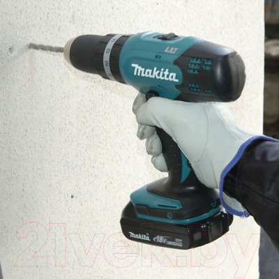 Изображение товара Профессиональная дрель-шуруповерт Makita DHP453ZJ