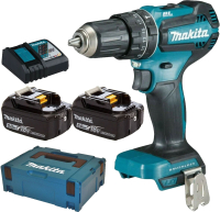 Профессиональная дрель-шуруповерт Makita DHP485RTJ - 