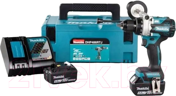 Профессиональная дрель-шуруповерт Makita DHP486RTJ