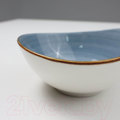 Суповая тарелка AksHome Vital 16x15.5x8 (голубой)