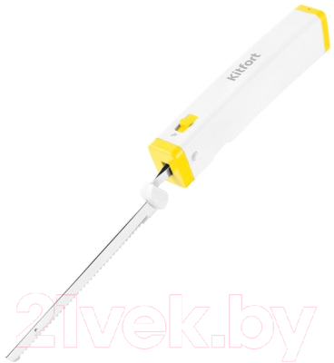 Нож электрический Kitfort KT-4073-3 (белый/желтый)