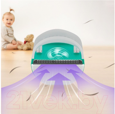 Машинка для стрижки волос Kitfort KT-3144-2 детская (белый/зеленый)