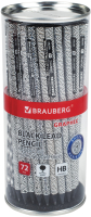 Набор простых карандашей Brauberg Graphic / 880758 (72шт) - 