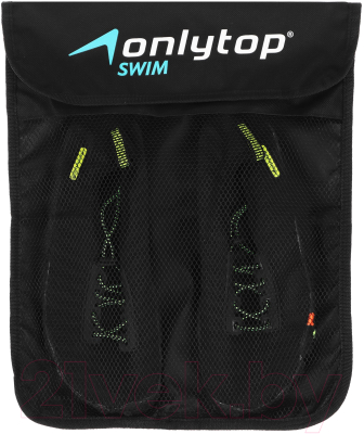 Тапки для плавания Onlytop Black / 9628034 (р.43-44)