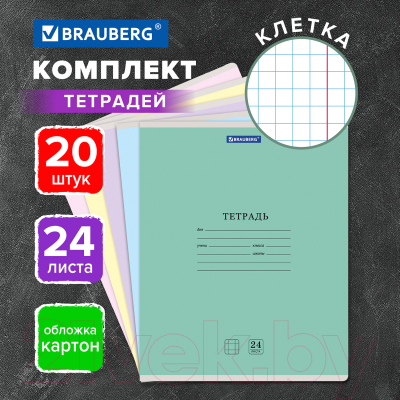 Набор тетрадей Brauberg Классика New / 880064 (20шт)