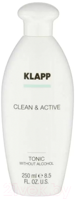 Тоник для лица Klapp Clean & Active Tonic Without Alcohol (250мл)