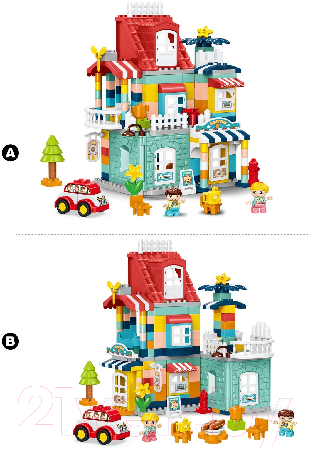 Конструктор Kids Home Toys Загородный домик 188-A41 / 9655732